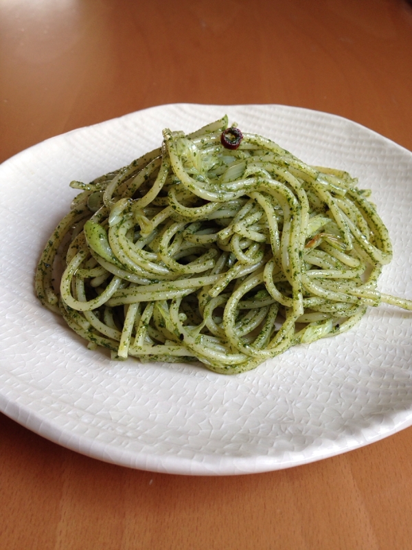 大葉のジェノベーゼパスタ レシピ 作り方 By ちーたまちー 楽天レシピ 大葉のジェノベーゼパスタ レシピ 作り方 By ちーたまちー 楽天レシピ