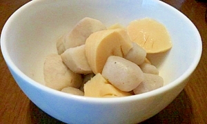 簡単ヘルシー 里芋と筍の煮物