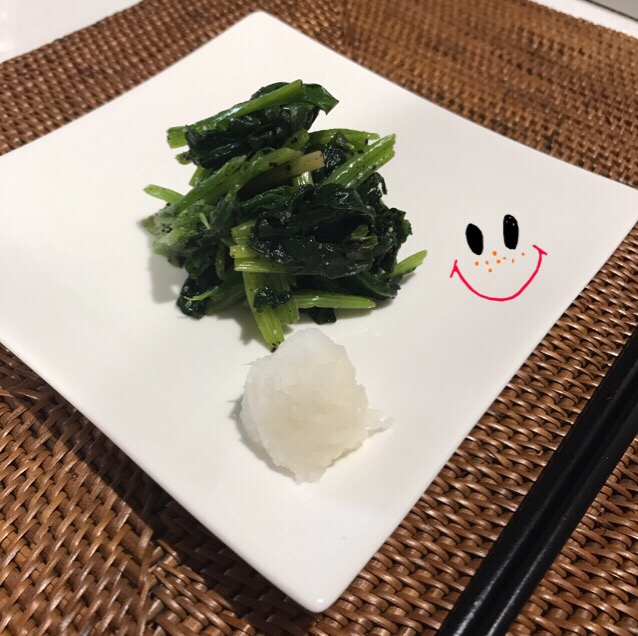 朝の一品に食べたくなる☆ほうれん草のごま和え♡