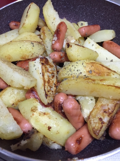 レンジでチンしたので、じゃがいもが扱いやすかったです！ごちそうさまでした^_^