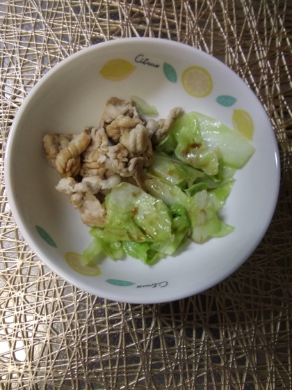 キャベツ豚肉で簡単‎♫*回鍋肉風✧˖°