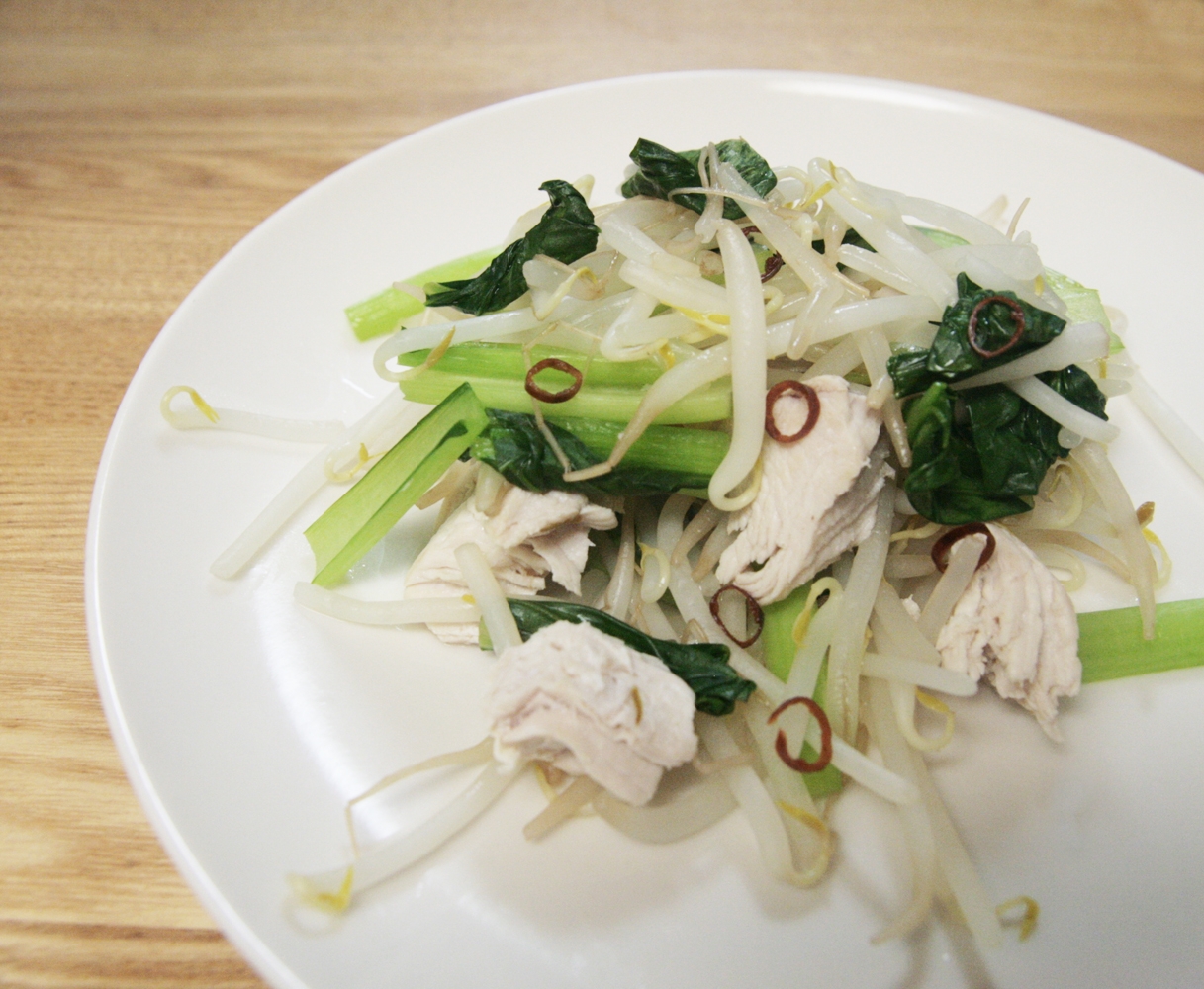 辛〜い！！！鶏と野菜の塩炒め