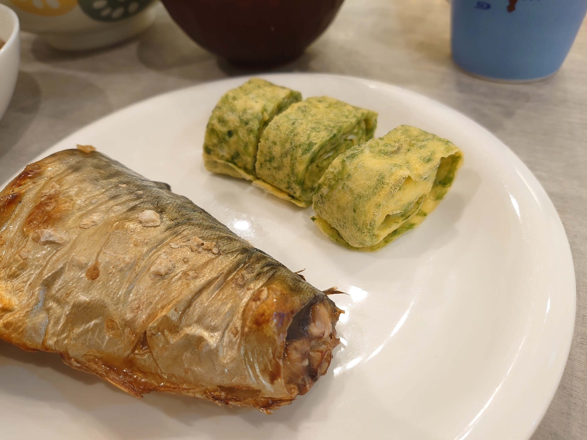 生青のりの卵焼き