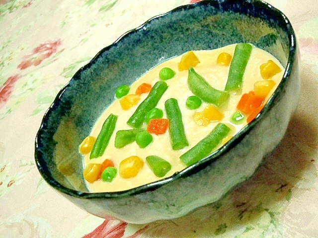 ❤レンジで簡単❤白だしで木綿豆腐の茶碗蒸し❤