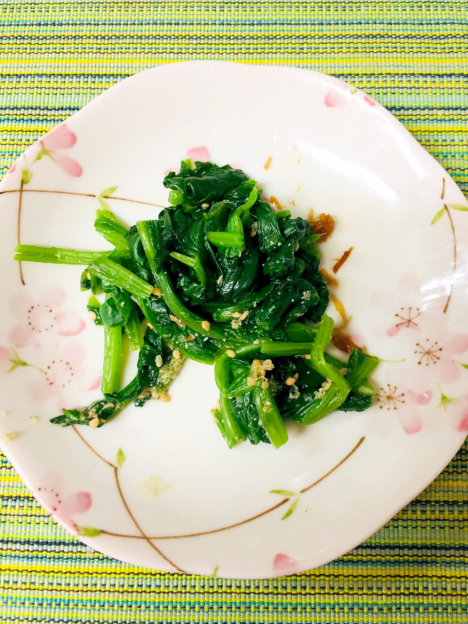 ほうれん草の胡麻和え