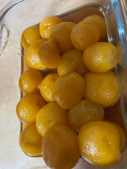 ＊金柑の甘露煮＊