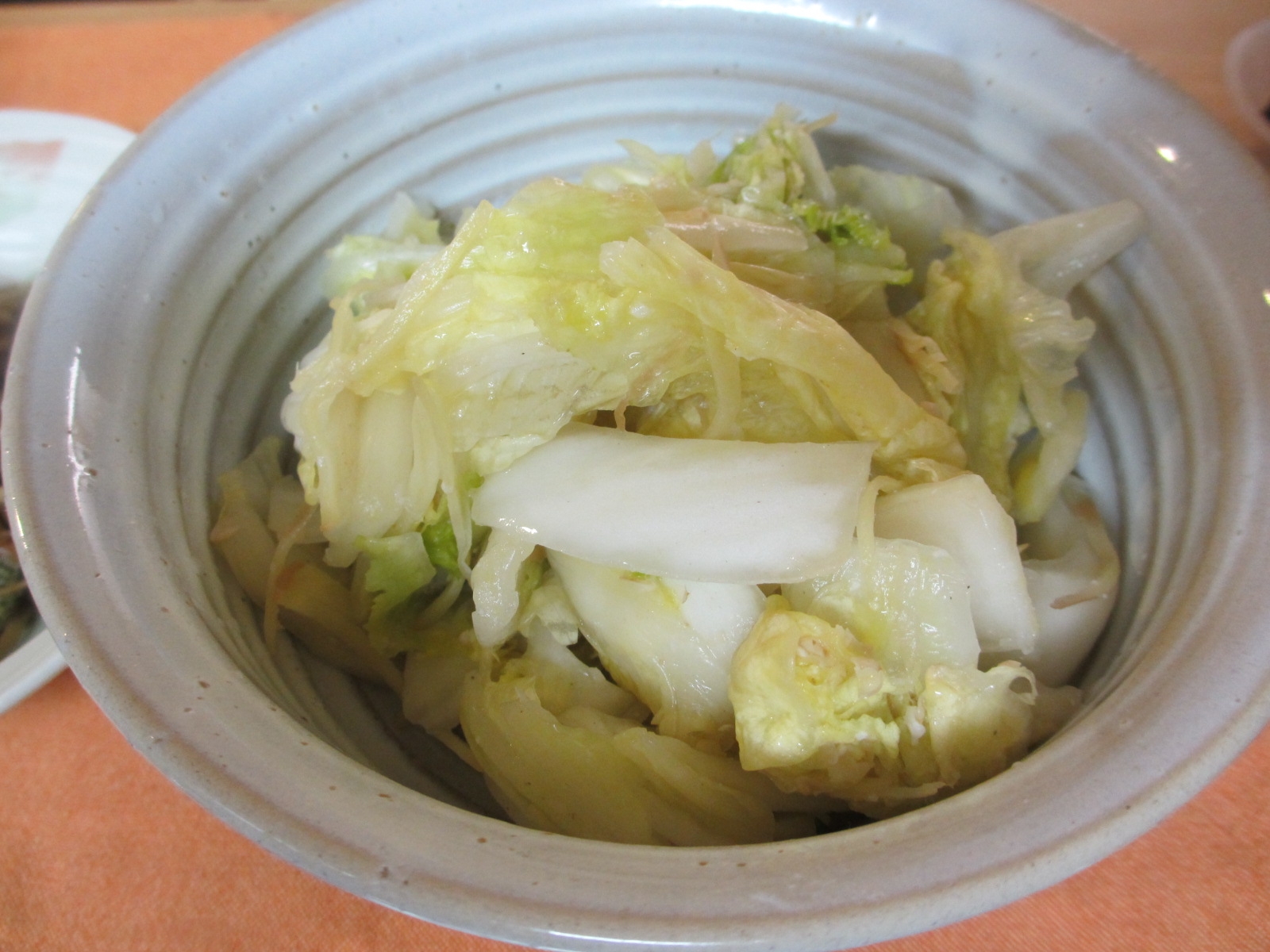 生姜風味の白菜の塩麹漬け