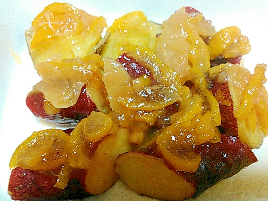 サツマイモの柚子＆生姜煮