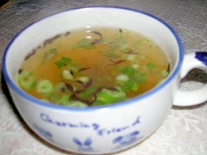 ひじきの和風スープ