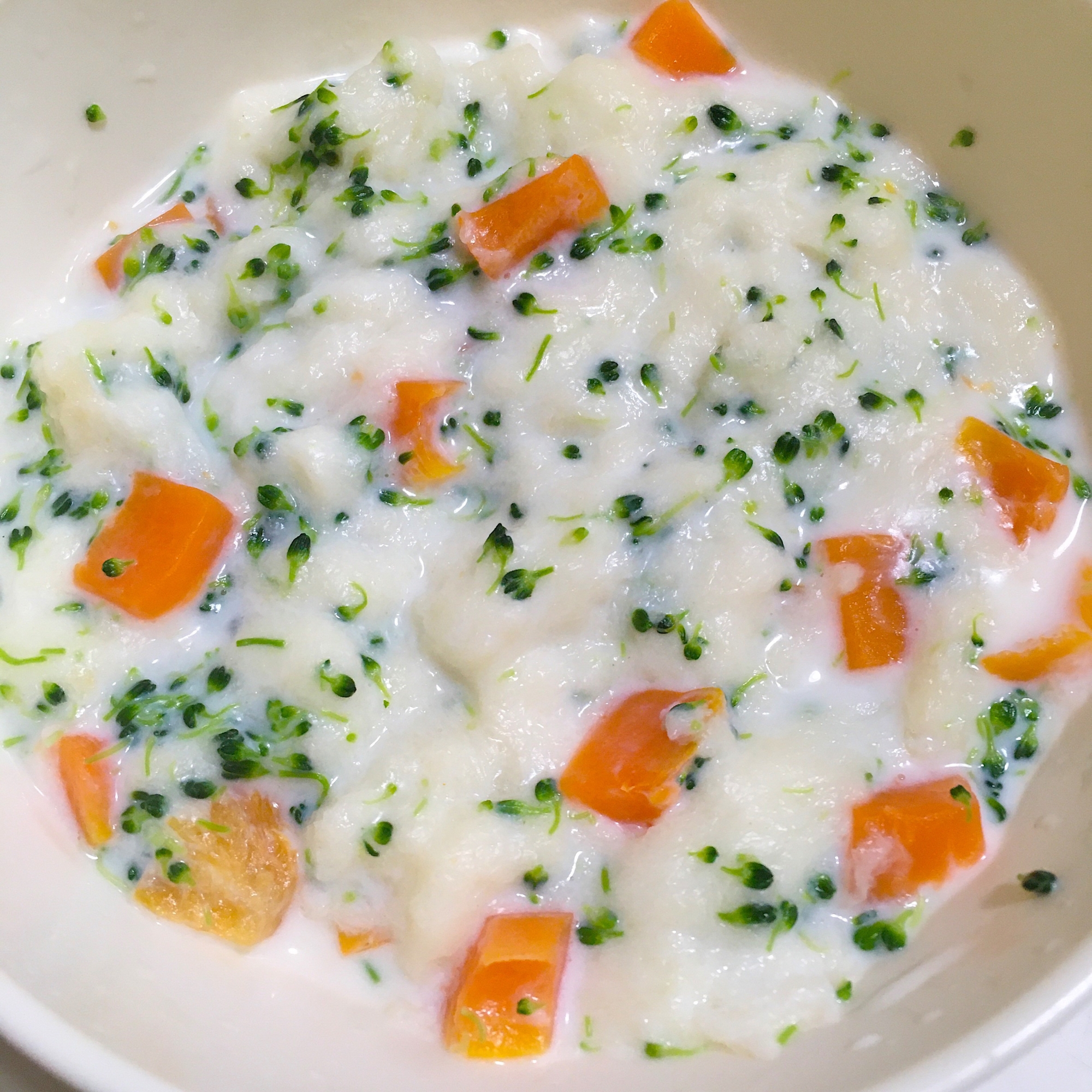 離乳食後期 ブロッコリーと人参のミルクパンがゆ レシピ 作り方 By りし 楽天レシピ 離乳食後期 ブロッコリーと人参のミルクパンがゆ レシピ 作り方 By りし 楽天レシピ