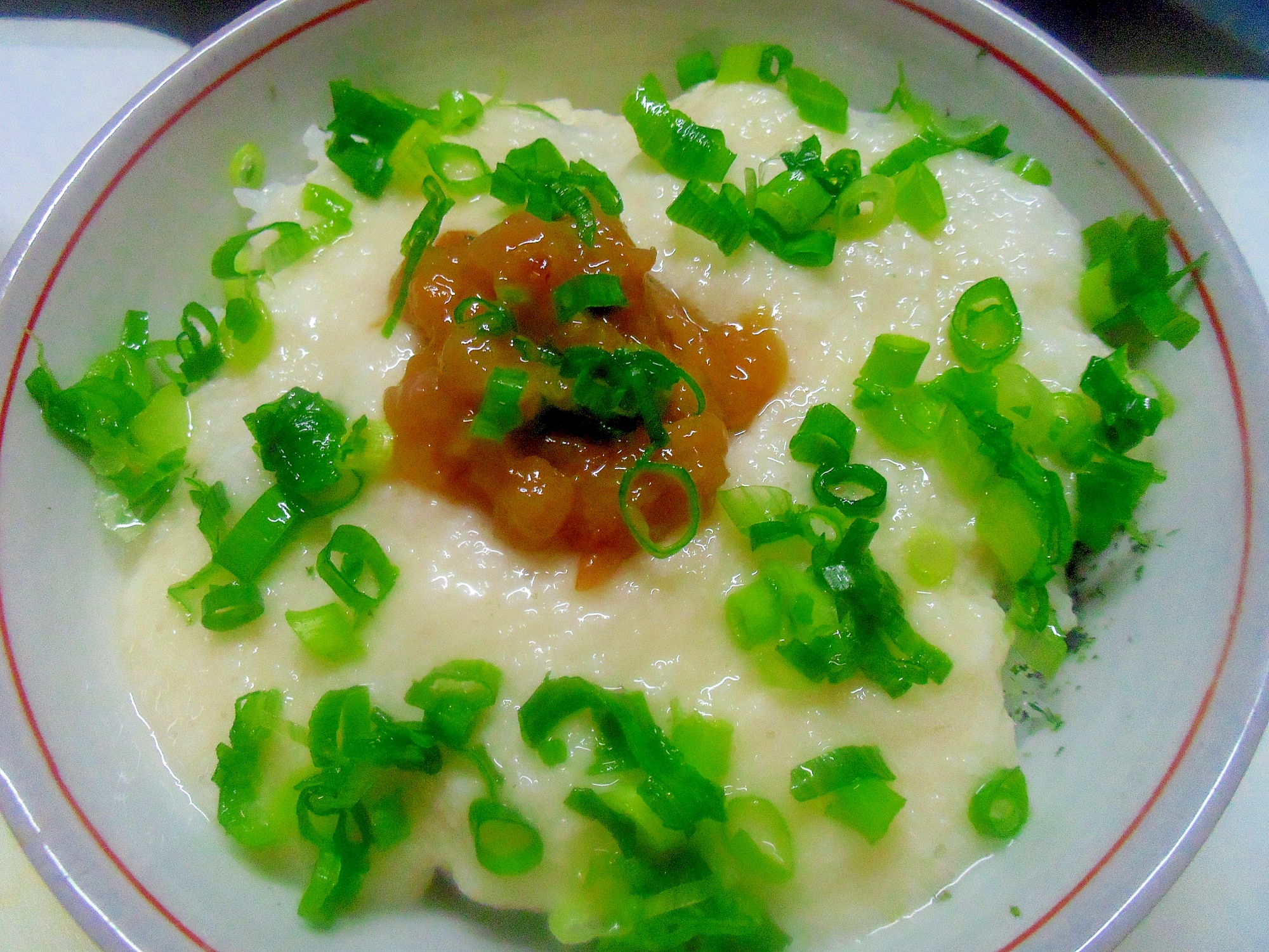 梅とろろ丼