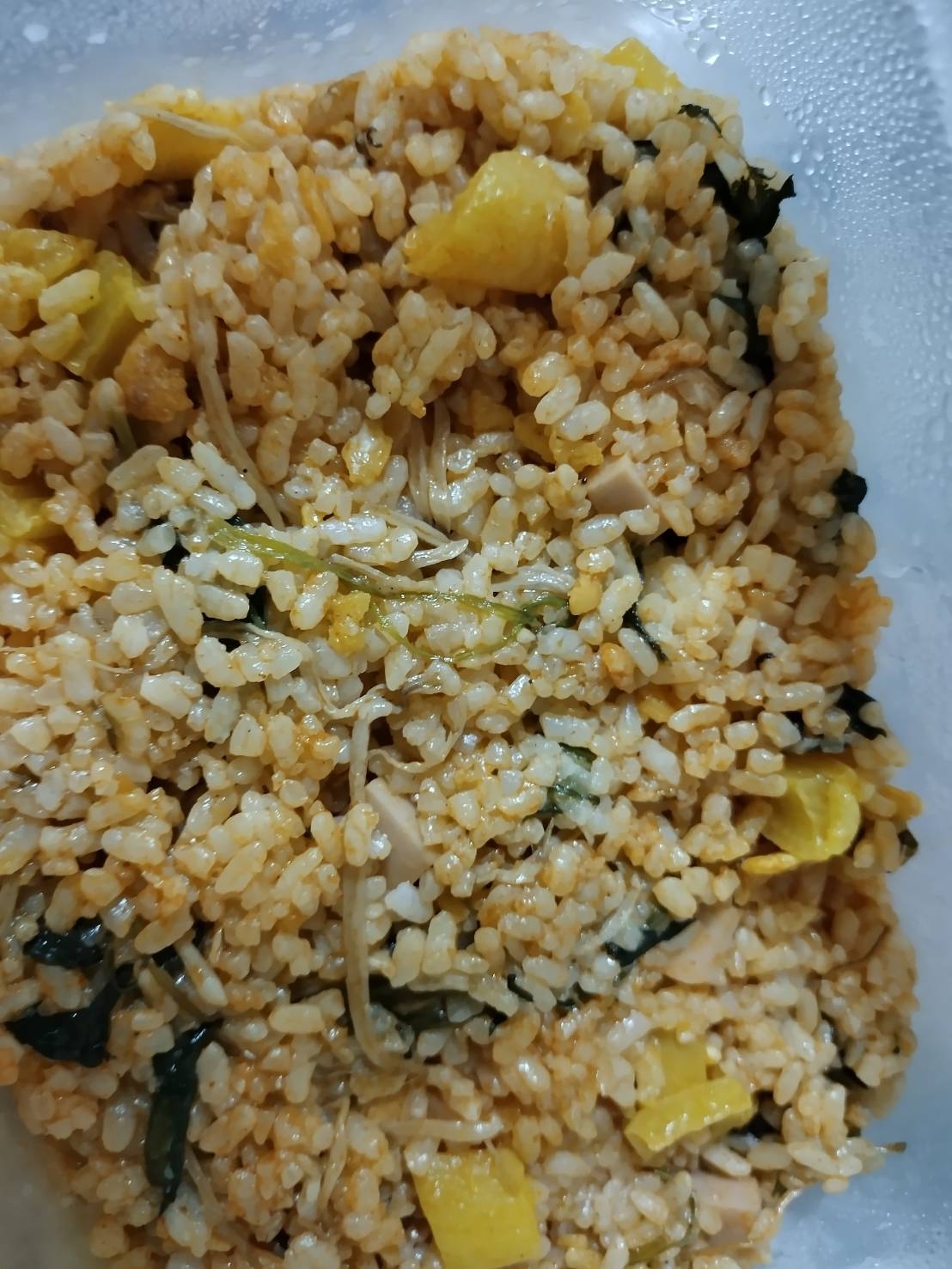 フライパンで作る焼きビビンバ
