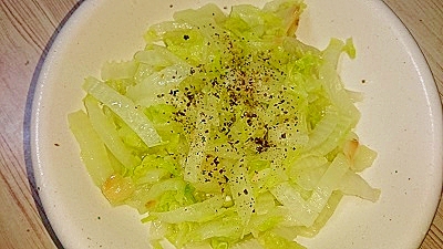 白菜ペペロンチーノ