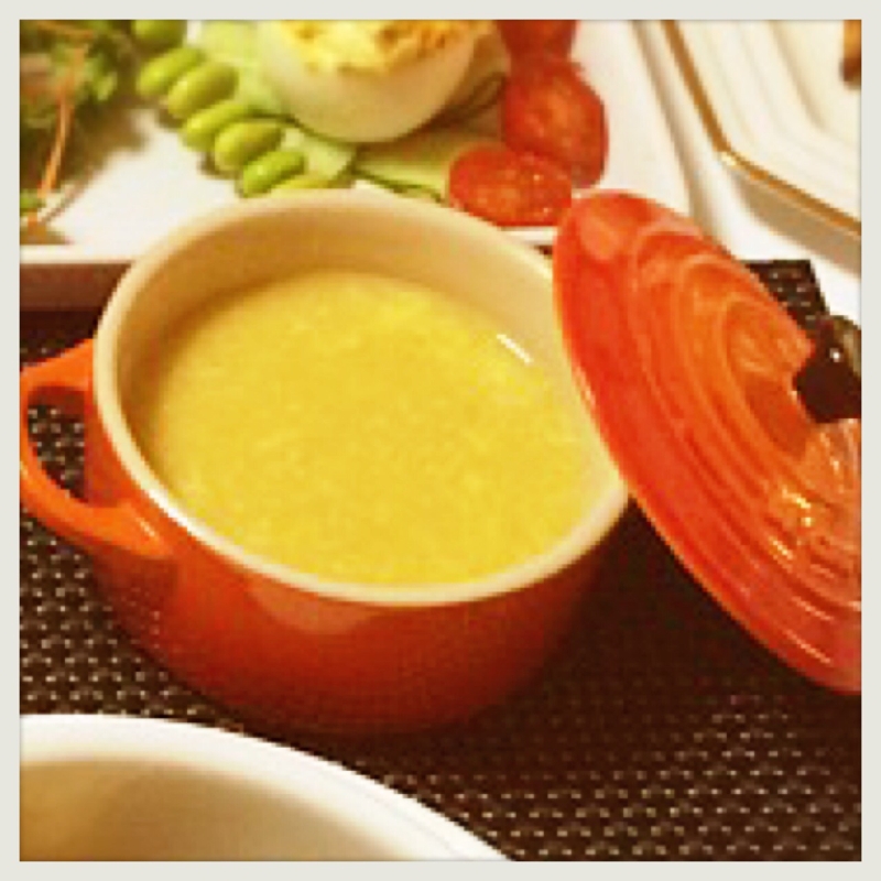 コーンクリーム缶と卵で美味しいぃスープ レシピ 作り方 By 食いしん坊ともりん 楽天レシピ