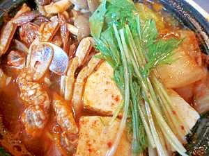 韓国グルメ究極の味！ケジャン鍋（チゲ）