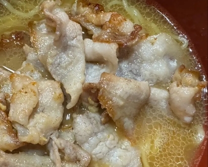 豚肉ラーメン•.¸¸¸.☆