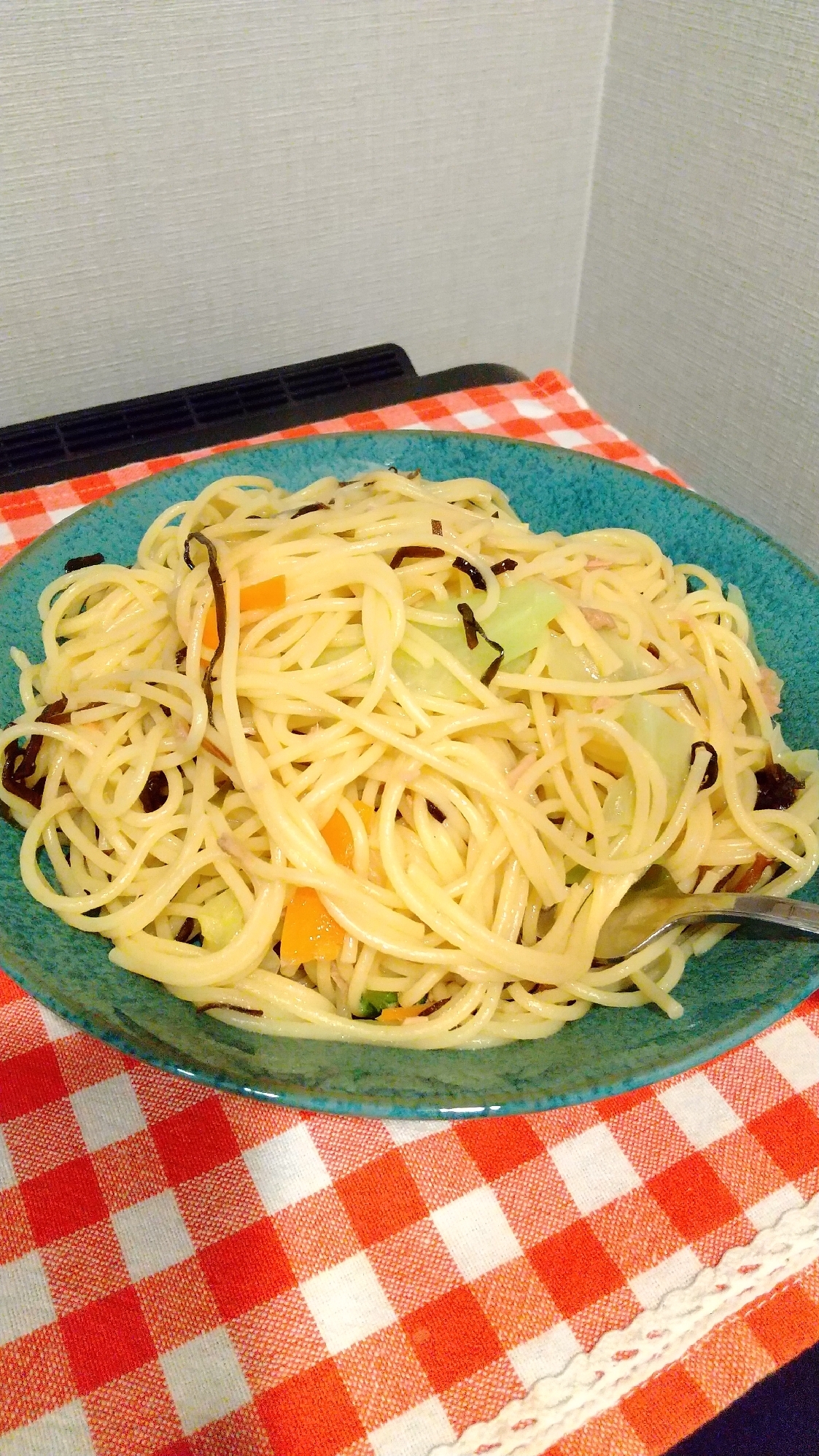 幼児と取り分け ツナと塩昆布の簡単パスタ レシピ 作り方 By Sato Sea 319 楽天レシピ