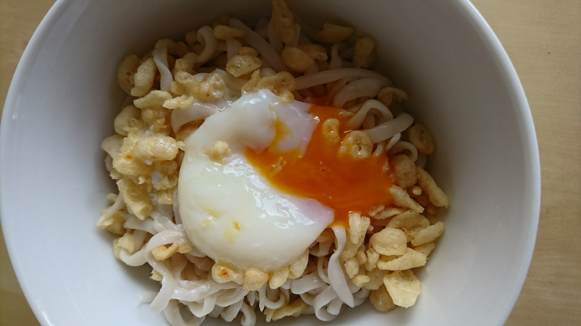 こんにゃく麺で釜揚げうどん風