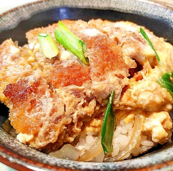 出汁香る!トンカツ用肉で作る!本格的なカツ丼★改