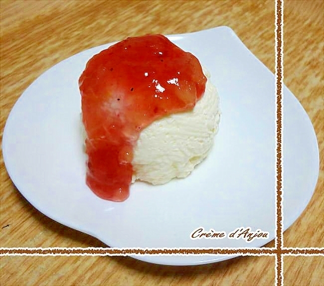 国産チーズとヨーグルトのふわふわデザート