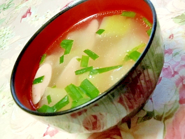 味覇ｄｅ❤冬瓜と魚肉ソーセージの中華スープ❤