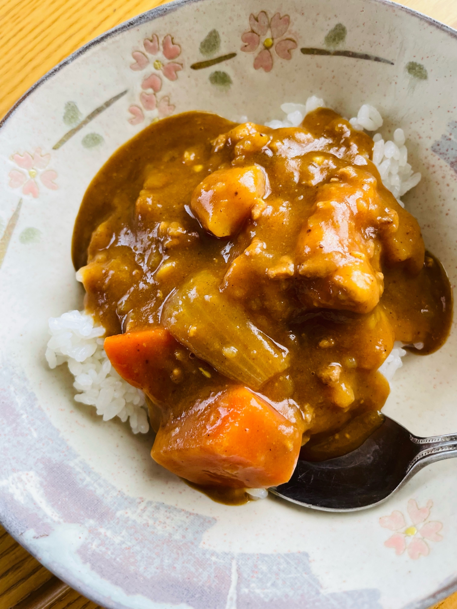 ひき肉と鶏肉のカレー