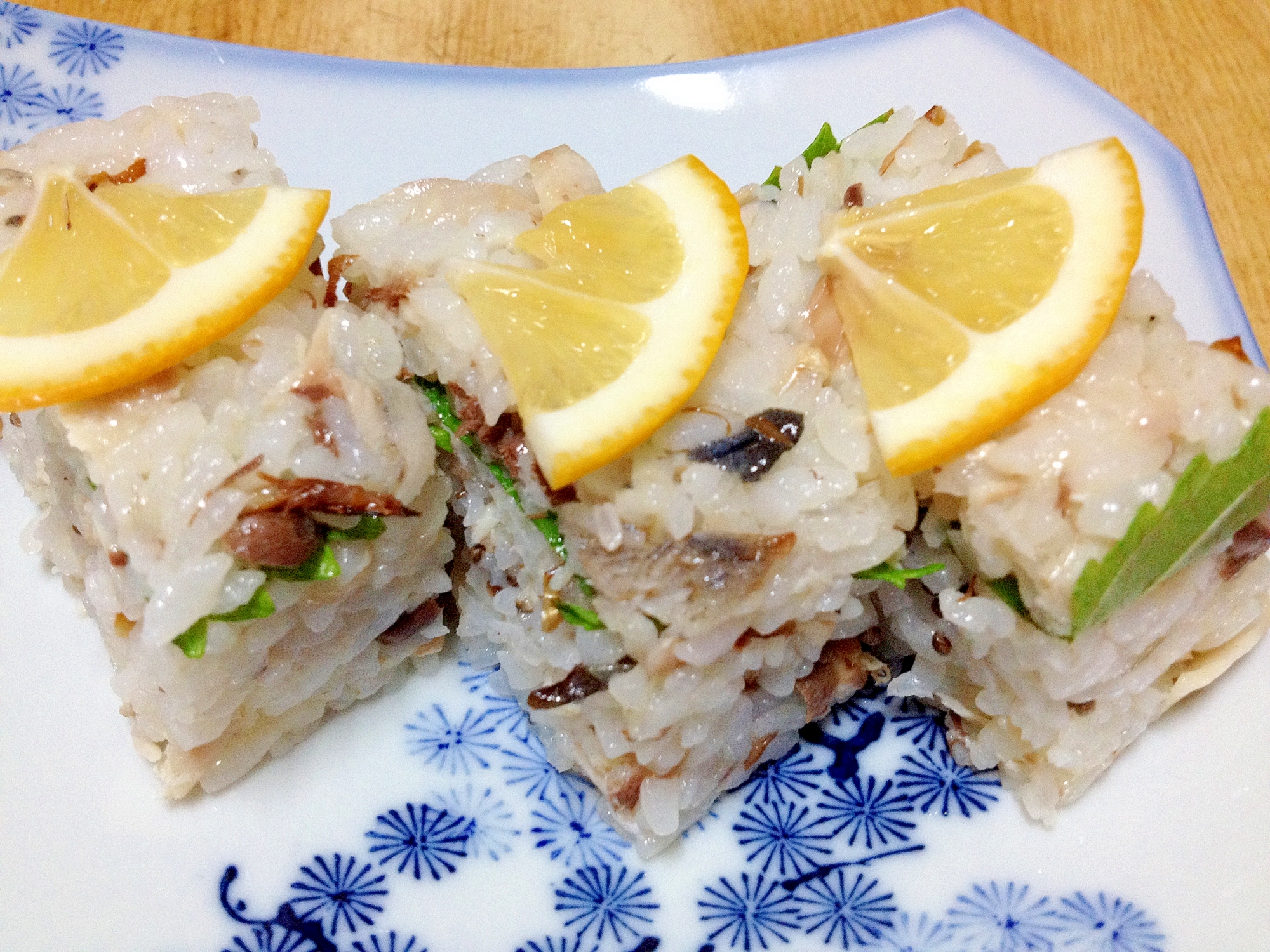 焼き鯖の押し寿司