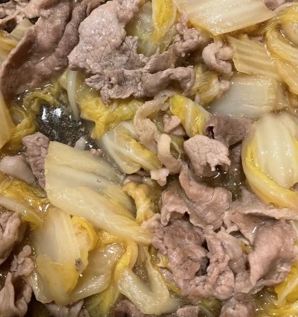 節約☆簡単☆白菜と豚肉の中華あんかけ