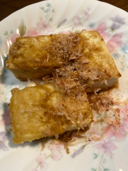 ポン酢味の豆腐ステーキ