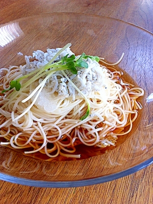 しらすとおろしのさっぱりそうめん レシピ 作り方 By Lion1999mama 楽天レシピ