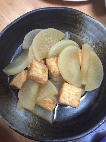 大根と厚揚げの煮物