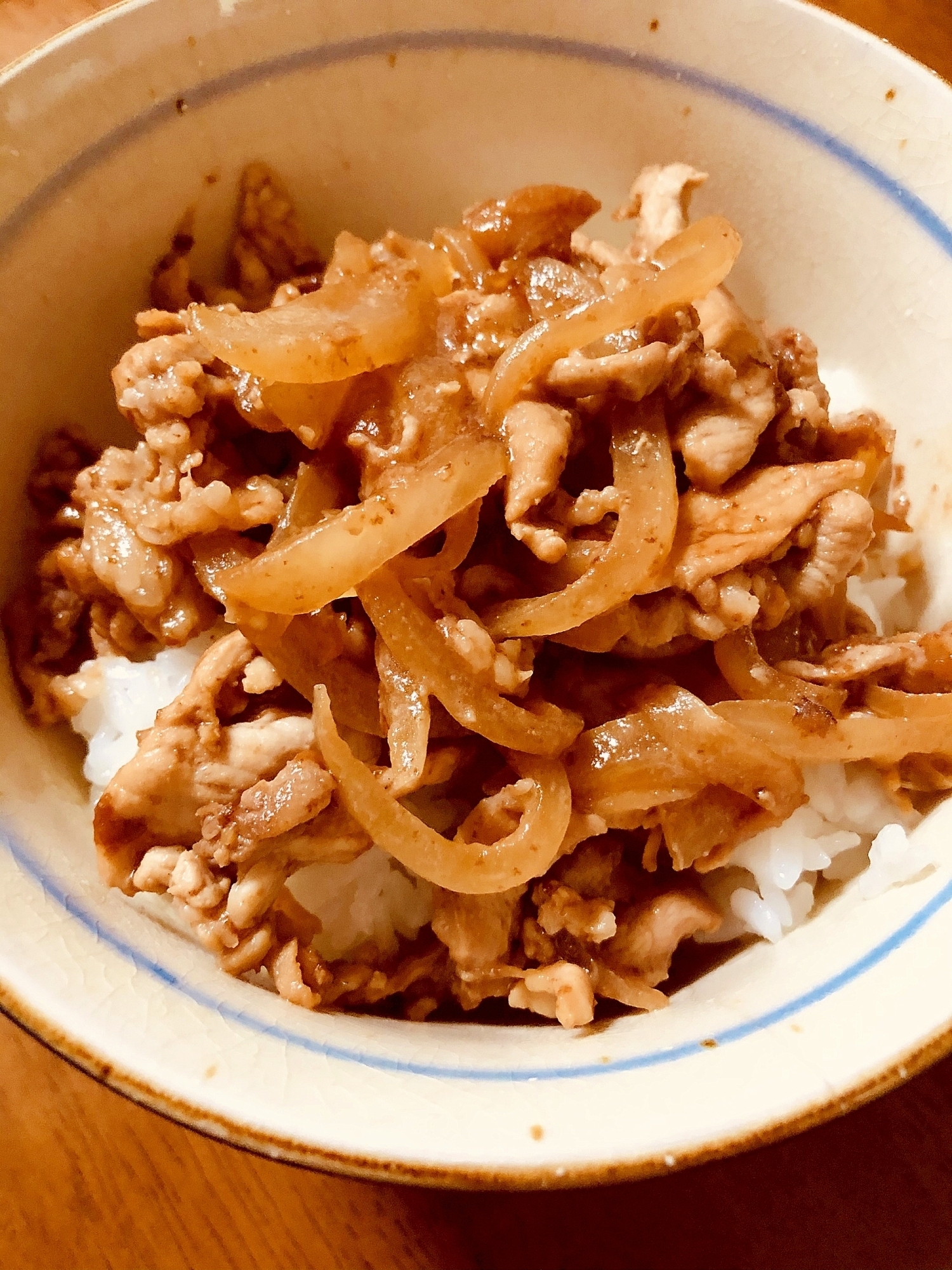 タレが美味しい！甘辛豚丼