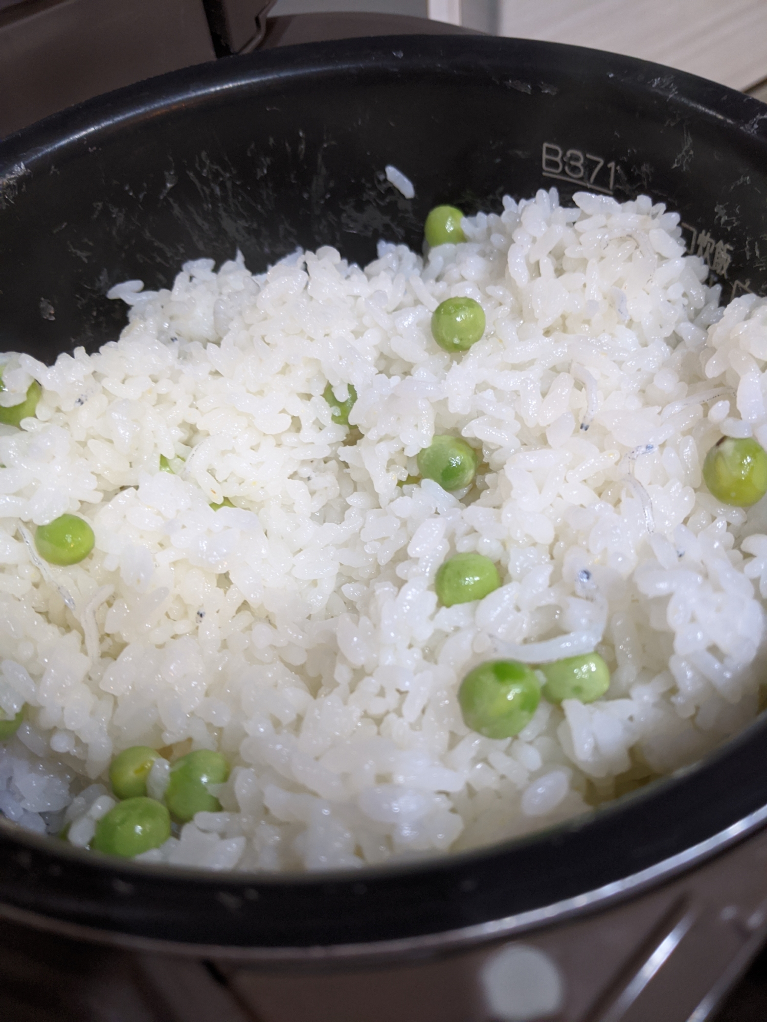 春ごはん♡優しい味で子供も食べる♪えんどう豆ごはん