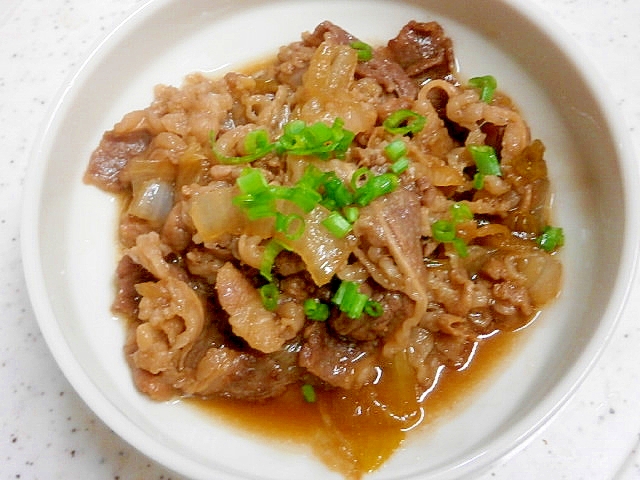 圧力鍋でお肉柔らか 牛丼の具 レシピ 作り方 By なな1151 楽天レシピ