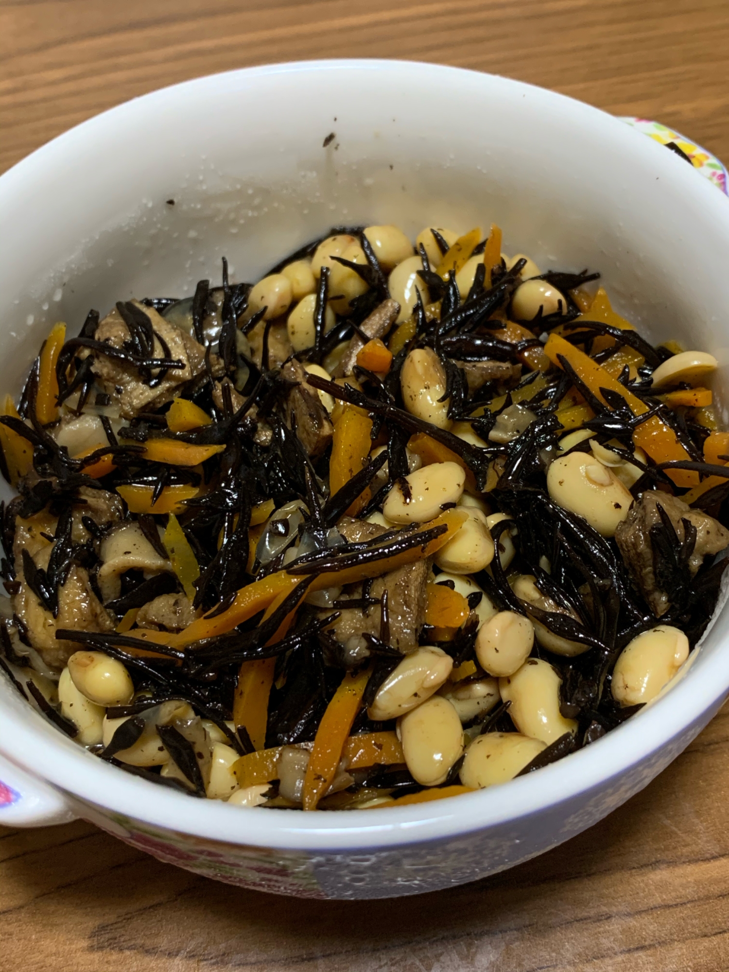 大豆とひじきの煮物