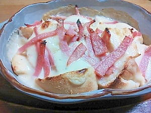 コストコディナーロールでパングラタン(＾＾