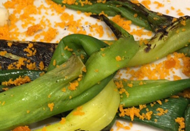 九条ネギのカラスミがけ レシピ 作り方 By Noa 1021 楽天レシピ