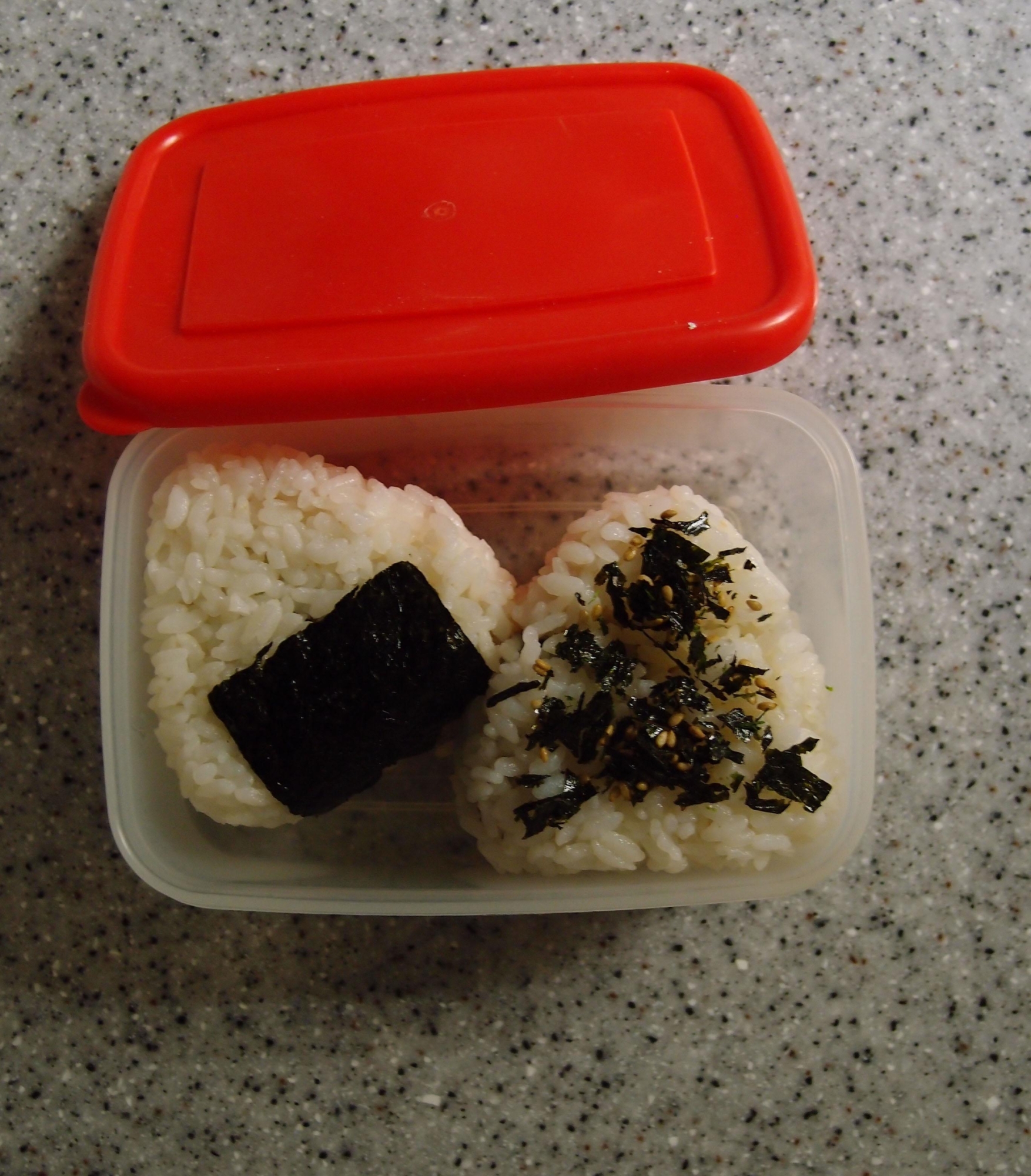 焼きタラコのおにぎり弁当