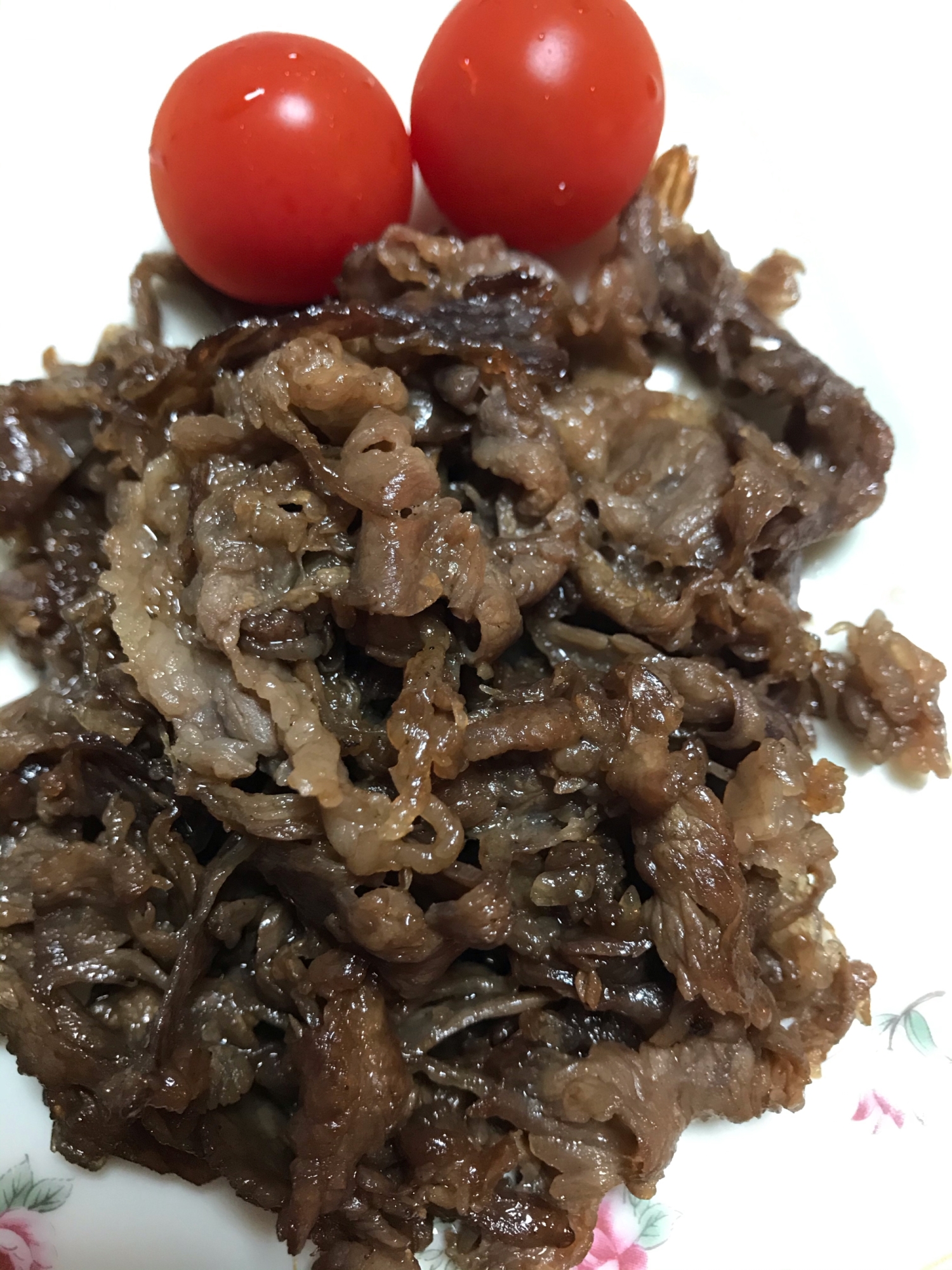 作り置きにも！照り焼き味の牛肉の炒め煮