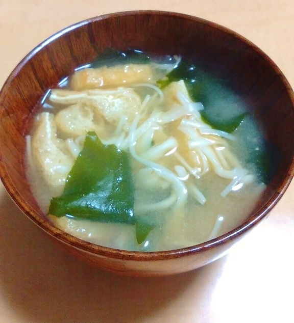 そうめんの「ふし」の味噌汁