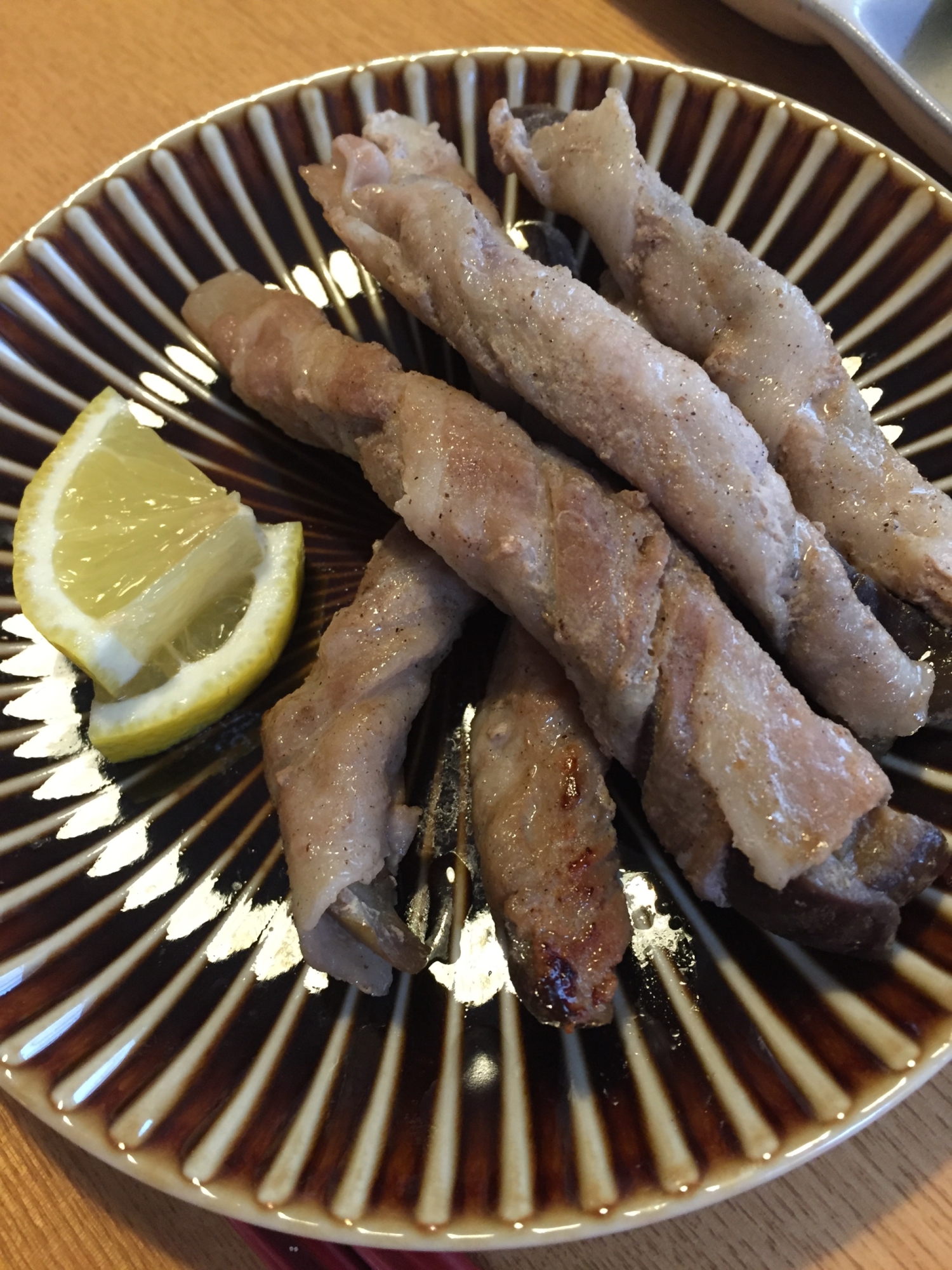 ナスの豚肉焼き