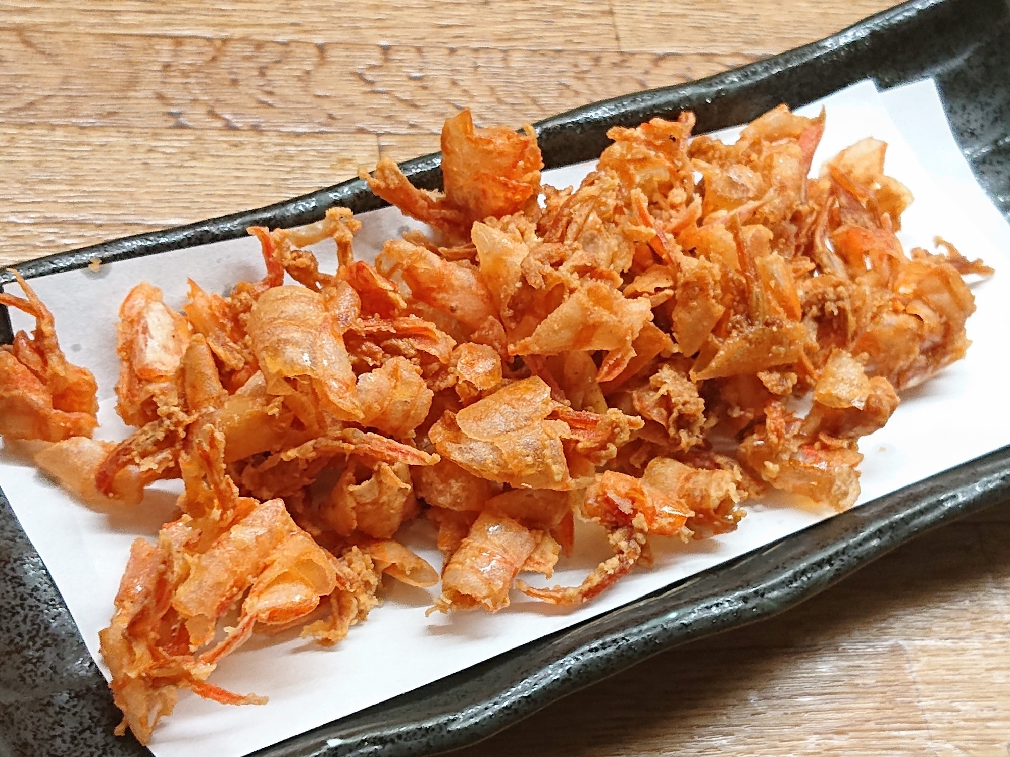 甘エビ 唐揚げ トップ フライパン