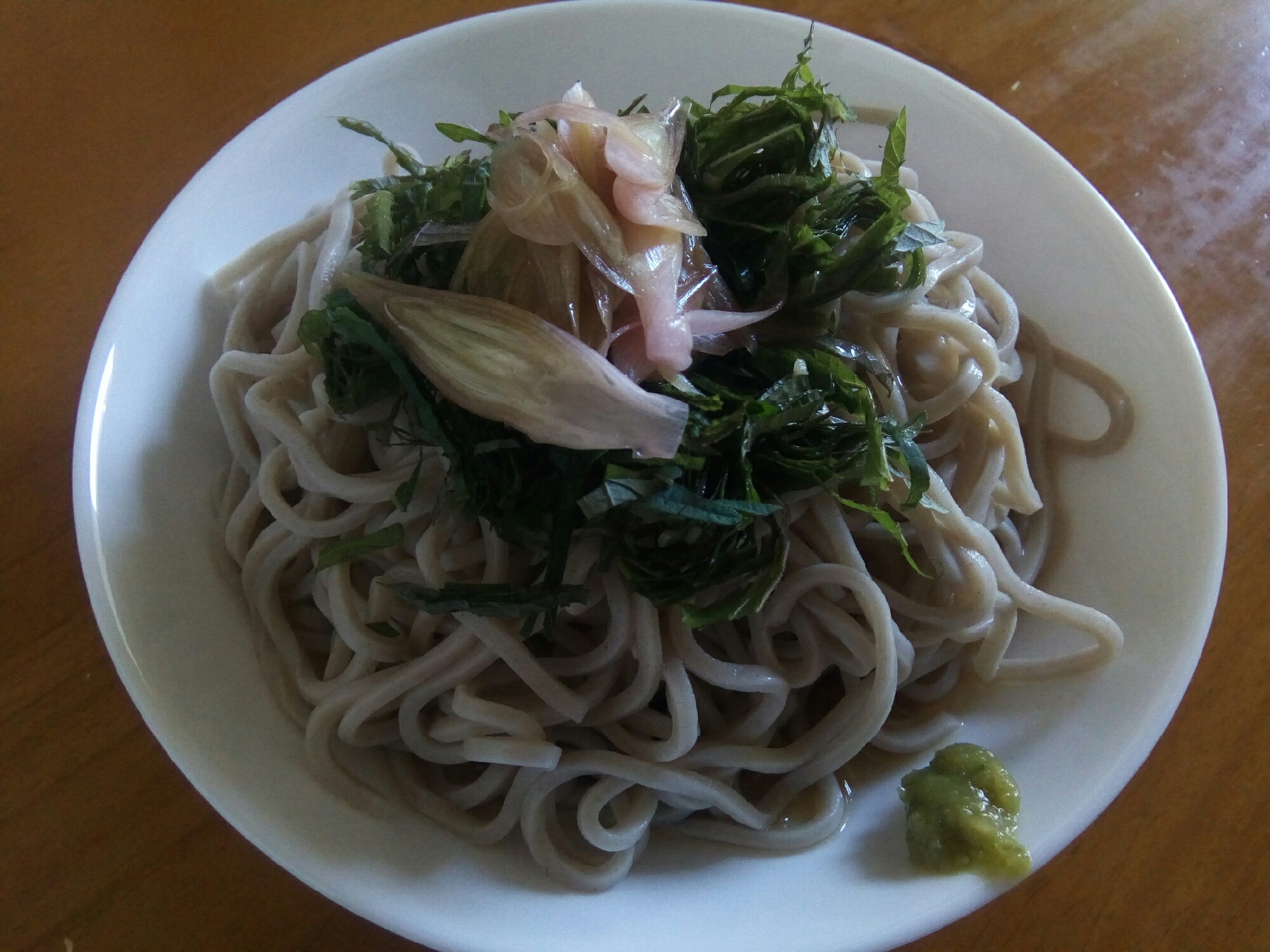 夏のさっぱりお蕎麦