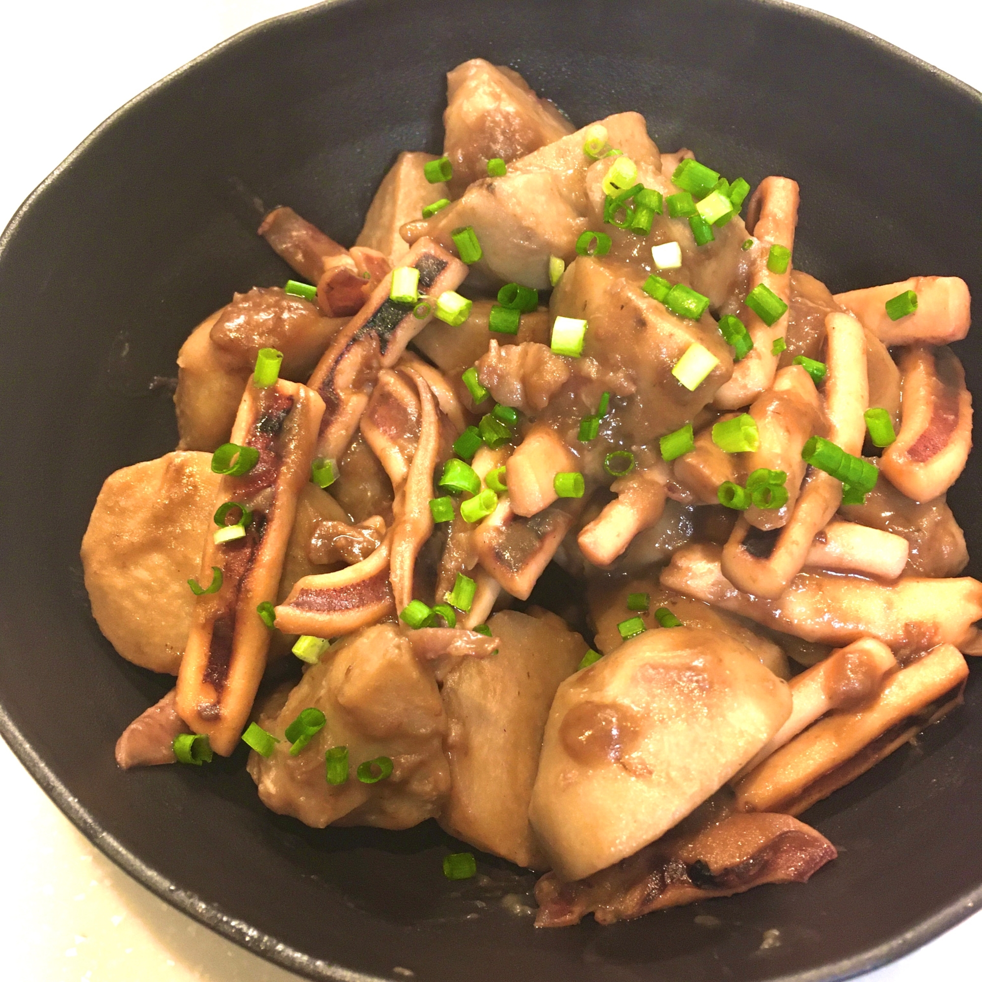 ド定番!我が家のイカと里芋の煮っ転がし
