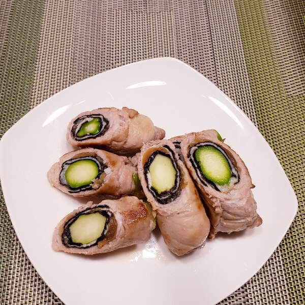 断面が可愛い 梅でさっぱり味 アスパラの肉巻き レシピ 作り方 By のりばあ 楽天レシピ 断面が可愛い 梅でさっぱり味 アスパラの肉巻き レシピ 作り方 By のりばあ 楽天レシピ