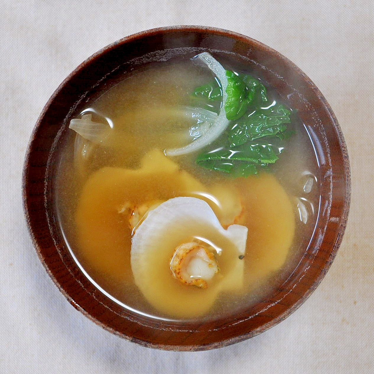 帆立稚貝と新玉ねぎと菜の花の味噌汁 レシピ 作り方 By Taka5chan 楽天レシピ 帆立稚貝と新玉ねぎと菜の花の味噌汁 レシピ 作り方 By Taka5chan 楽天レシピ