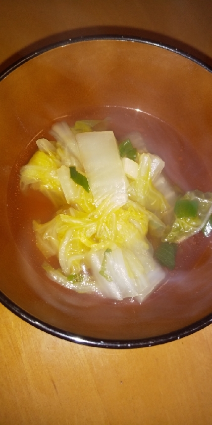 白菜の中華スープ