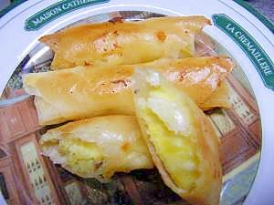 さつまいもとりんごの春巻 レシピ 作り方 By オリーブオイルさん 楽天レシピ