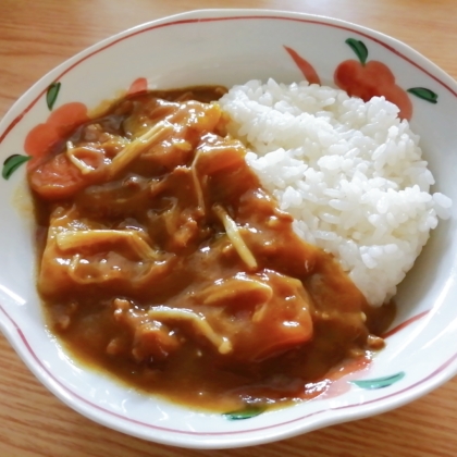 らくらく～鶏ささみのきのこカレー