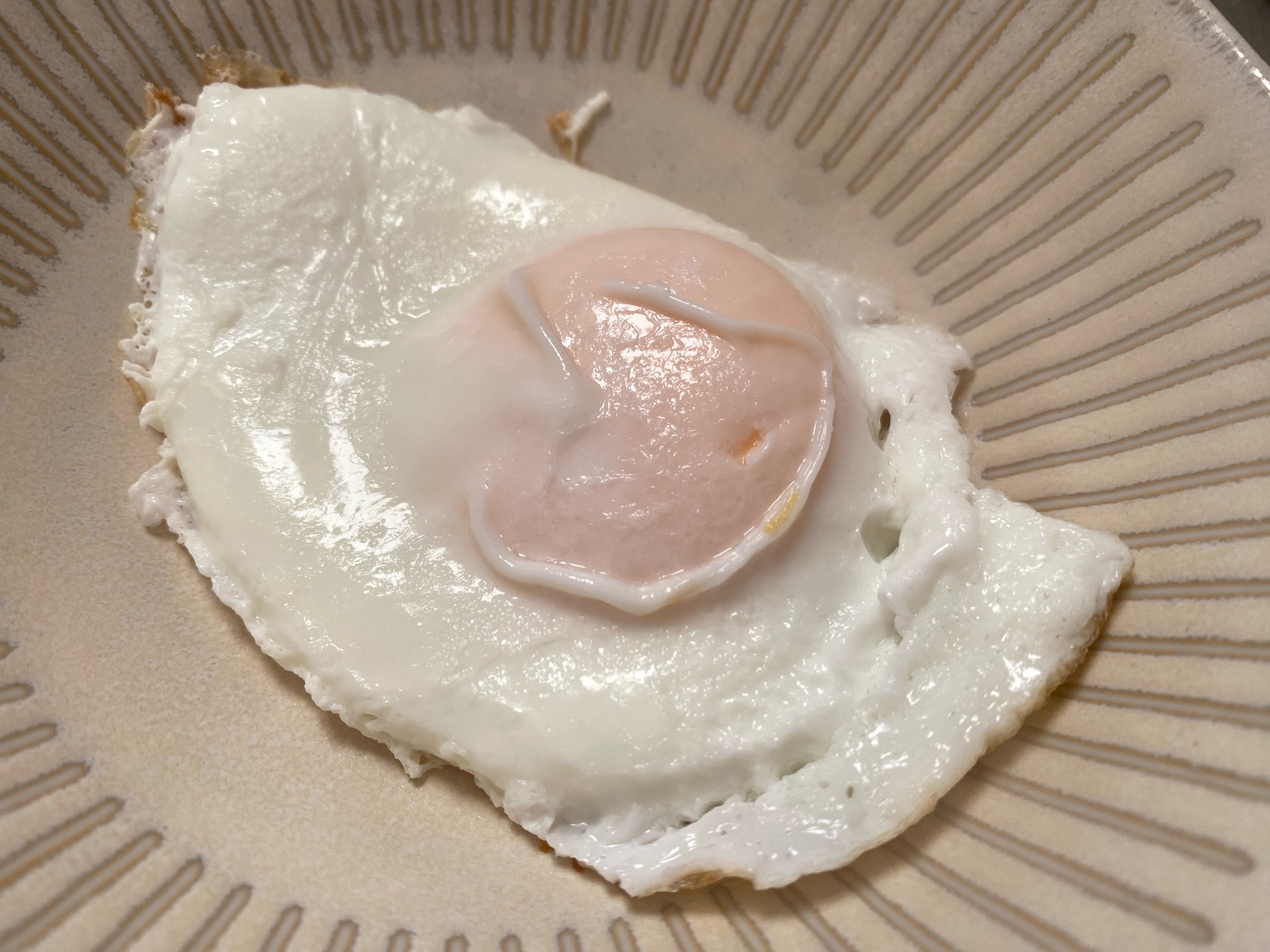 にんにく塩で✨目玉焼き
